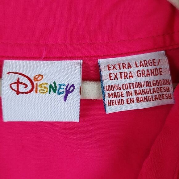 Disney Tigger Embroidered Sleeveless Button Front Blouse Top Size XL - Picture 2 of 10